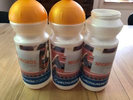3x Migros Weltklasse Zürich Trinkflaschen | Sport Souvenir