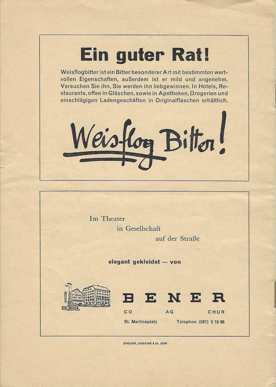 Libri: Stadttheater Chur ca. 1950 – Usato da Flims - Dorf venduto da Stagediver 7