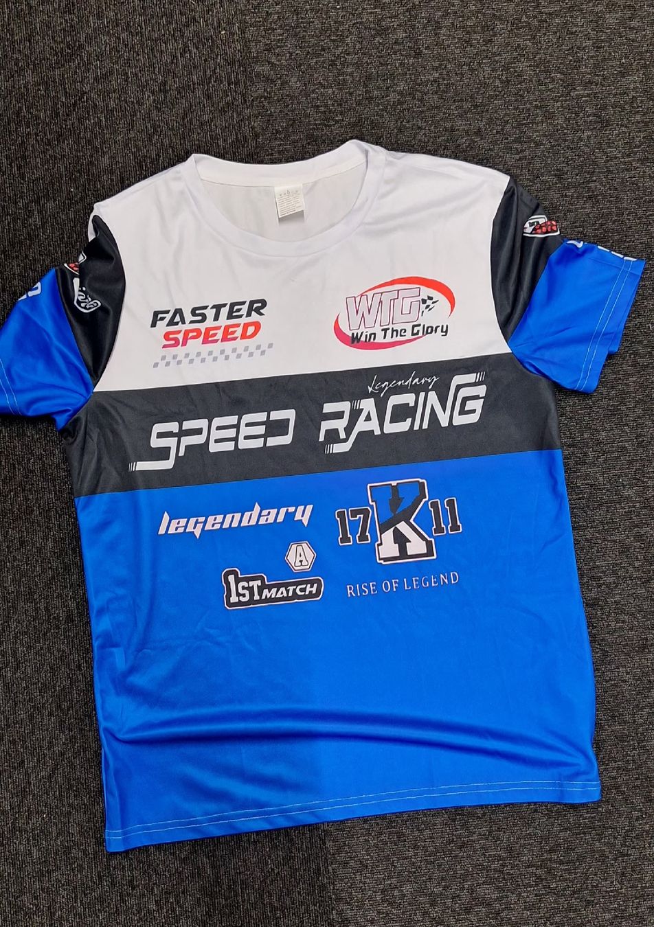 T-shirt: 3 Stk. T-Shirt Racing Speed 100% Polyeste – Nuovo (secondo la descrizione) da Brugg AG venduto da bacbac5757 7