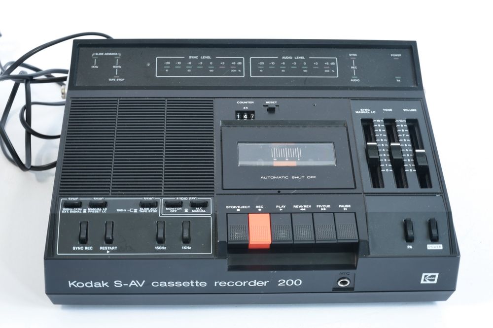 Lot KODAK S-AV 200 Recorder + Programmateur – Vintage Diapos, ça Tourne !