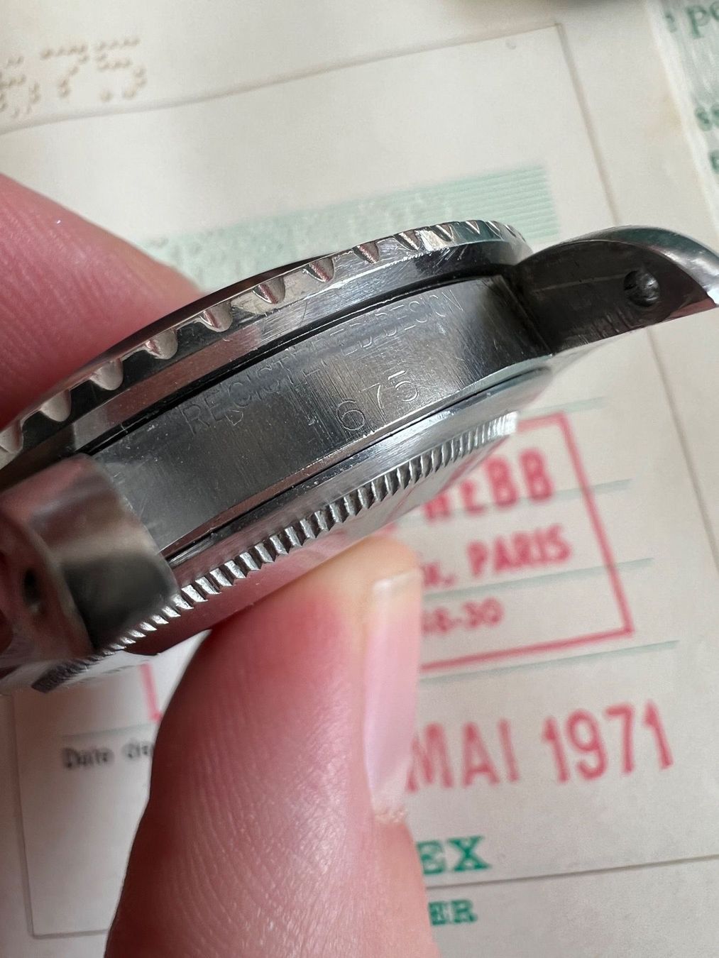Rolex Orologi: Rolex Pepsi 1675 GMT Full Set - Long E Mark I Tropical – Usato da Bassersdorf venduto da spoont 6