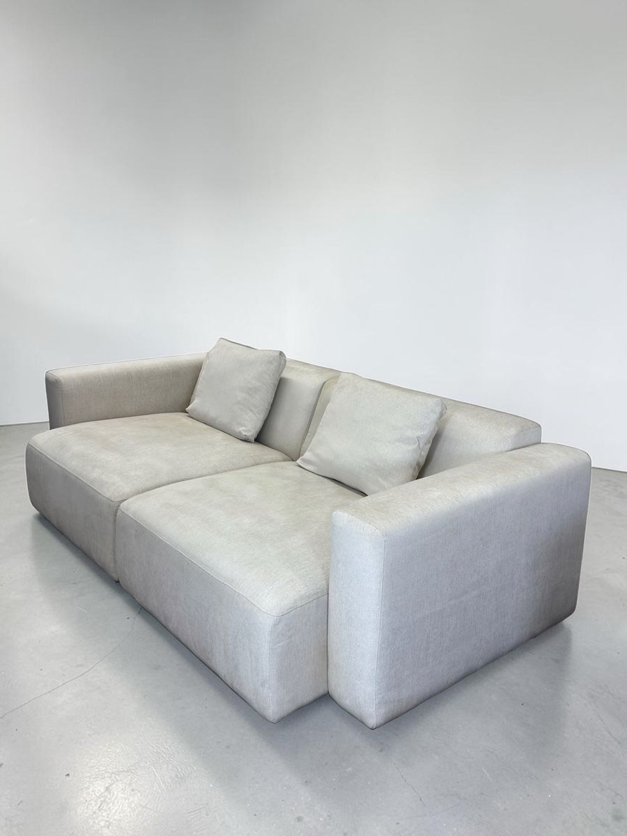 Interio Sofas: Interio 2-Sitzer-Sofa, Cremebeige Stoff – Gebraucht aus Bachenbülach von Sofalab.swiss 6