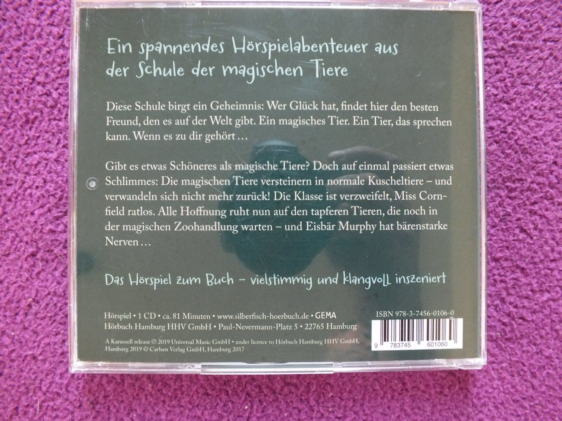 CD: Die Schule der magischen Tiere Folge 9 - Versteinert - CD – Usato da Müllheim Dorf venduto da Seeeule01 1