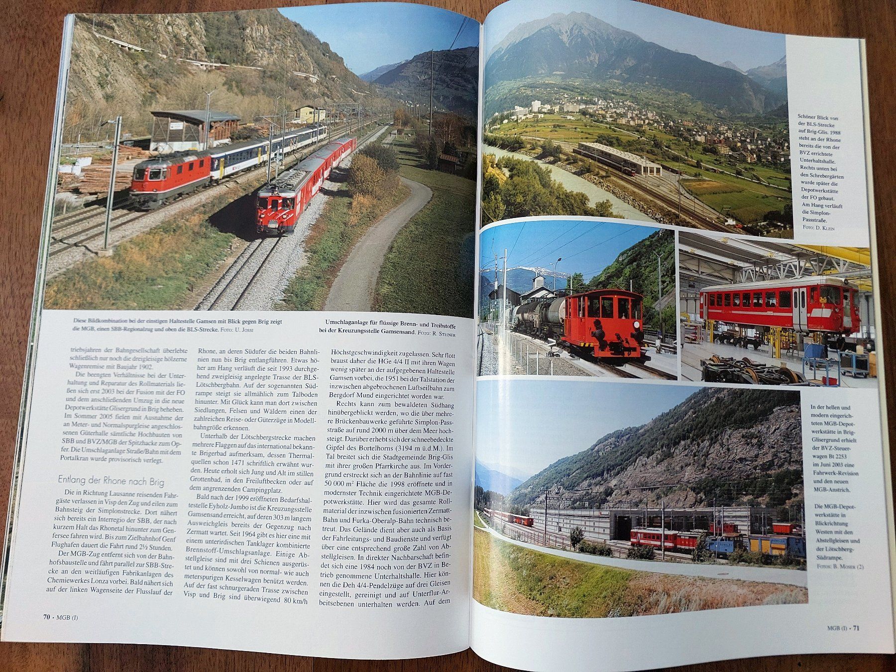 Riviste & Magazine: Eisenbahn Journal  - MGB Matterhorn Gotthard Bahn – Usato da Schönenwerd venduto da Steidi 6