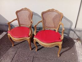 Fauteuils Louis XV anciens - fin 19e début 20e