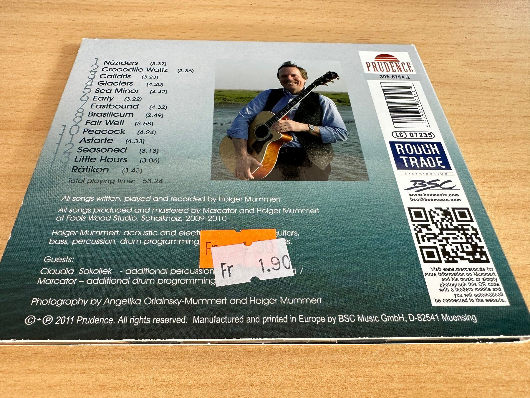 CD: Mummert Holger - Calidris – Usato da Rikon im Tösstal venduto da Alpenmutz 1