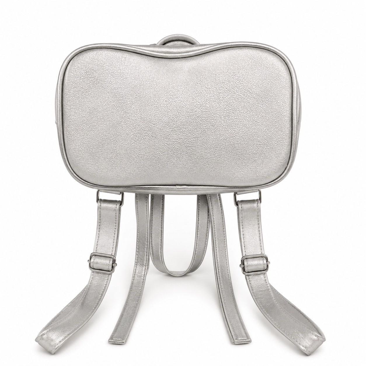 Bershka Zaini: Rucksack Bershka silber Kunstleder – Usato da Aarberg venduto da LovelyThings_ 4