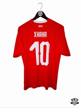 XHAKA #10 Original Switzerland 2018-19 Home Trikot
