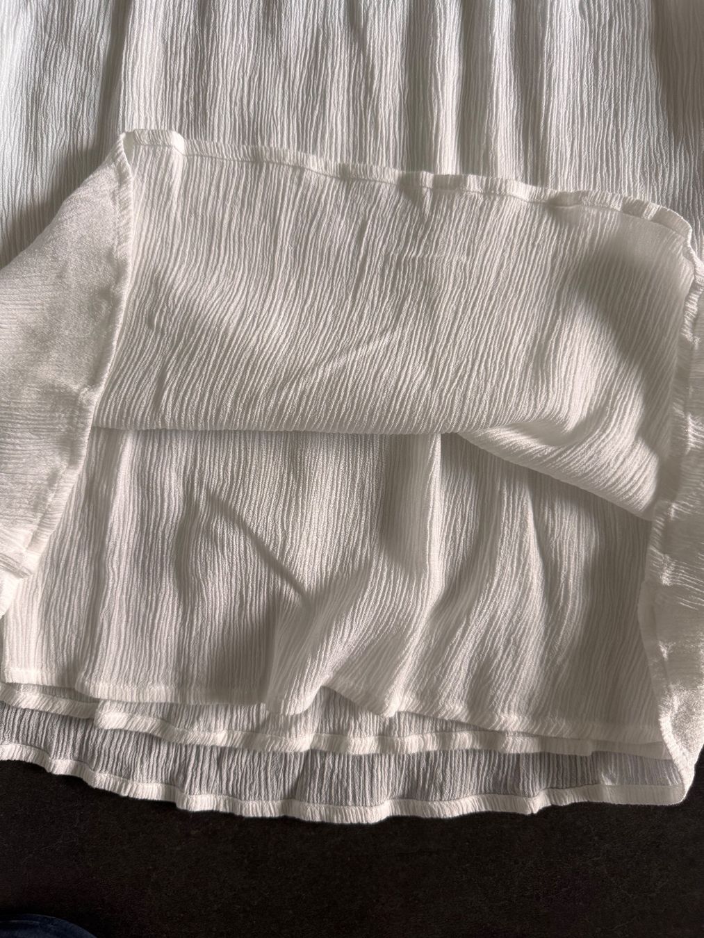 Comma Blusen: Kurzarm Shirt Bluse Gr. 34 weiss von Comma – Gebraucht aus Rothrist von Fondgruebe 6
