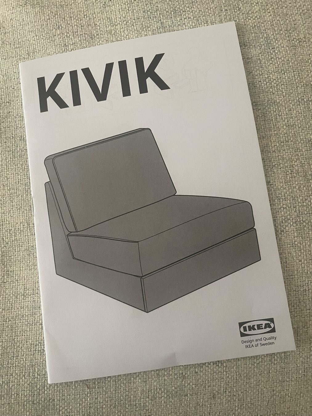 Tessuti: Housse, Bezug für ikea kivik Bettsessel (1er Bettsofa) – Nuovo (secondo la descrizione) da Dübendorf venduto da Aber_trotzdem 1