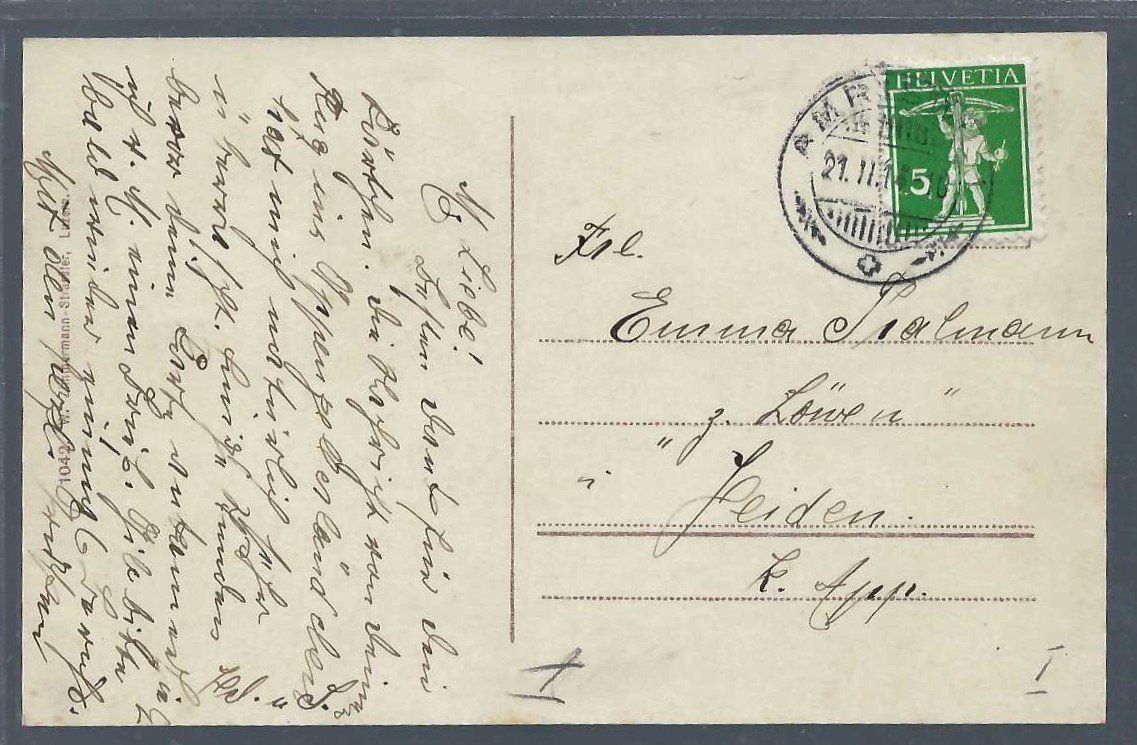 Ansichtskarten: Weggis. Dampfschiff 'Unterwalden'. – Gebraucht aus Horw von SwissSteamMemories 1