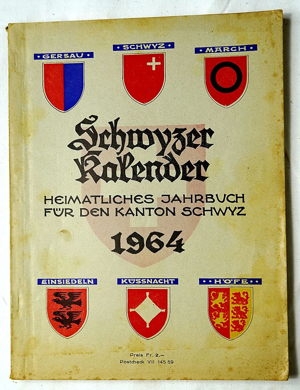 Kalender: Schwyzer Kalender 1964 – Gebraucht aus Baar von 2cvbaar