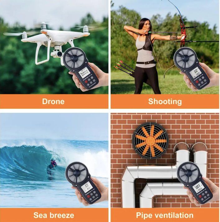 Misurare: Profi Digitaler Anemometer / Windmesser – Nuovo e nell'imballaggio originale da Châtelaine venduto da topshop.switzerland 4