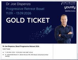 Dr. Joe Dispenza Progressive Retreat Basel 11. - 13.09.26