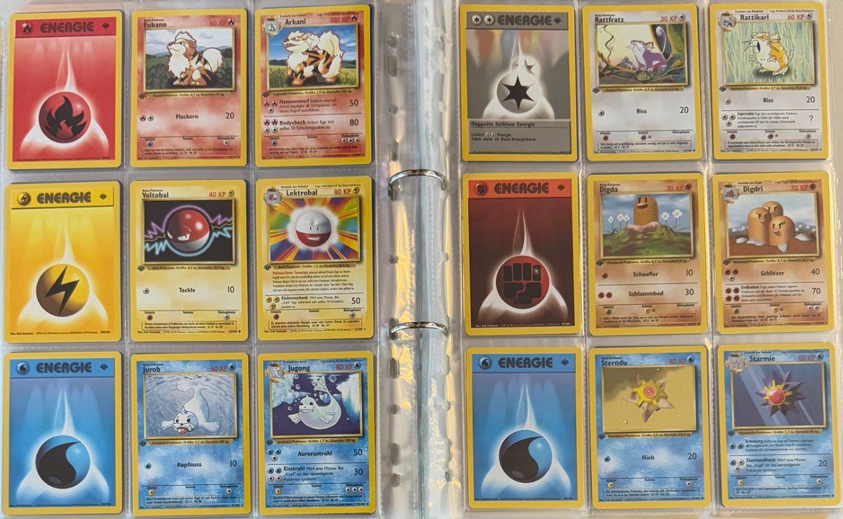 Pokémon Carte collezionabili: Pokemon Karten 1.Edition Sammlung – Usato da Sitterdorf venduto da mat_5c6v 8