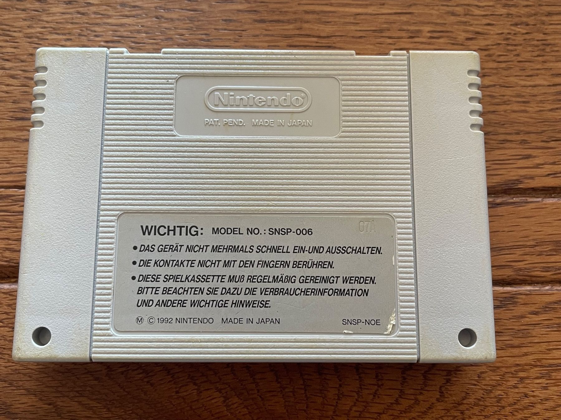Nintendo Giochi: Super Nintendo Spiel - Super Tennis – Usato da Zuerich venduto da Dorsi 1