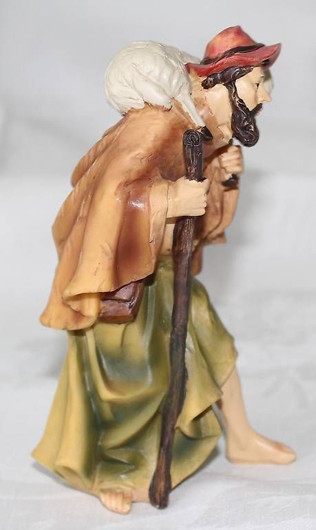 Statuette: Hirte mit Schaf uf Schulter – Usato da Moosseedorf venduto da Tigerlily1 3