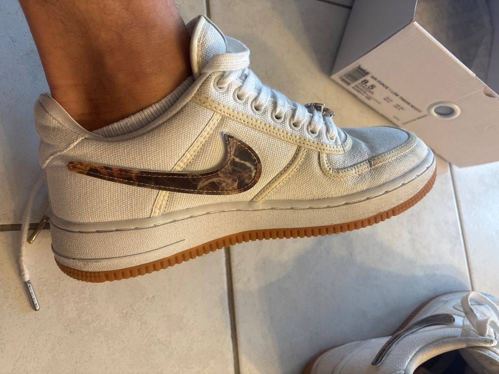 Nike Air Force 1 Low Travis Scott Segel, Grösse 42 (Gebraucht) in
