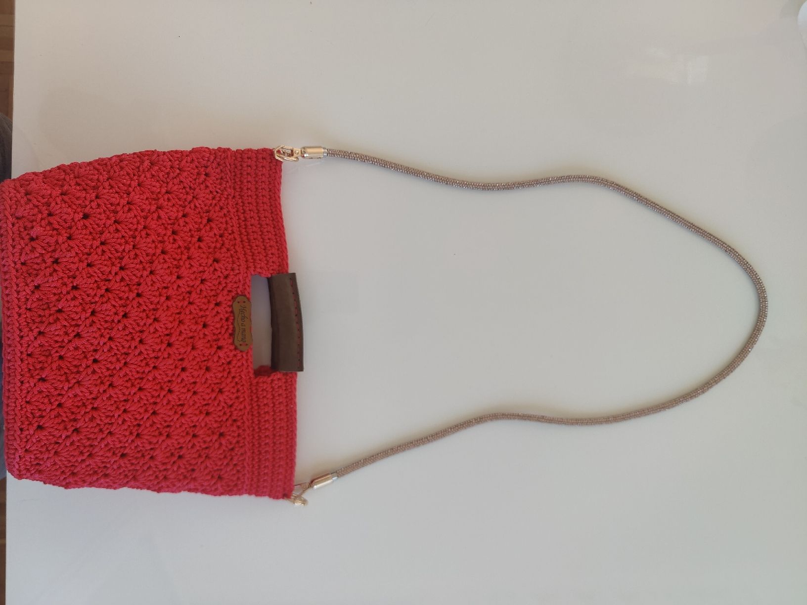 Borse da donna: borsa uncinetto rossa – Nuovo (secondo la descrizione) da Langenthal venduto da JonnyDivino 2