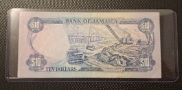 10 Dollars Bank of Jamaica Banknote