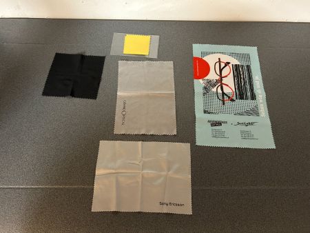 5x hochwertigen Brillenputztüchern – chiffons de nettoyage
