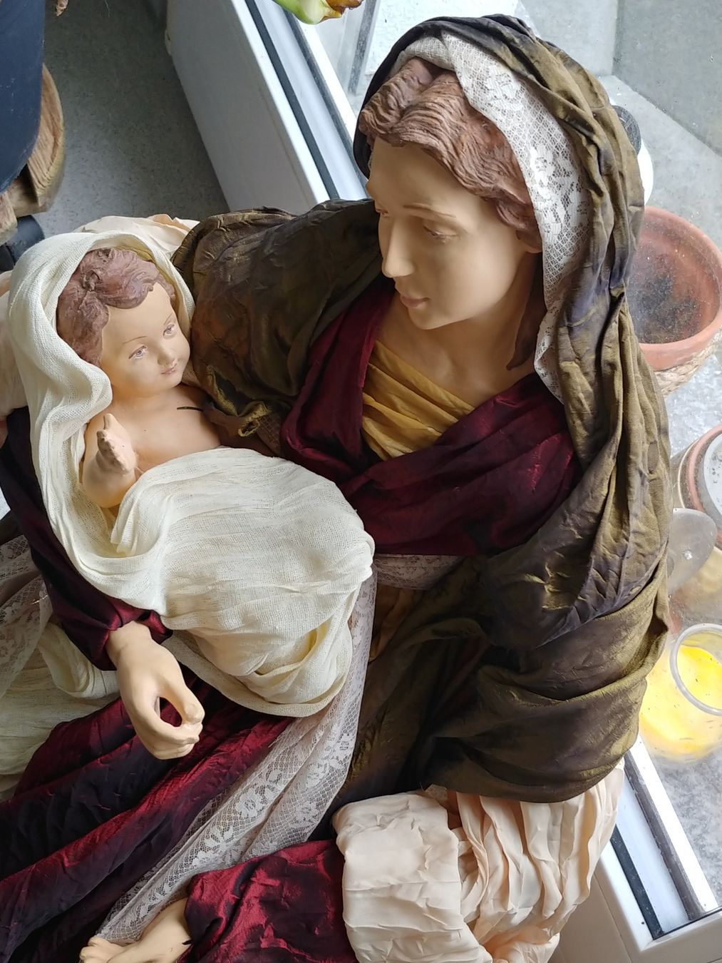 Tutte le decorazioni: Weihnachtsdekoration Jesus & Maria Grossformat – Nuovo (secondo la descrizione) da Bäriswil BE venduto da Rezz 1