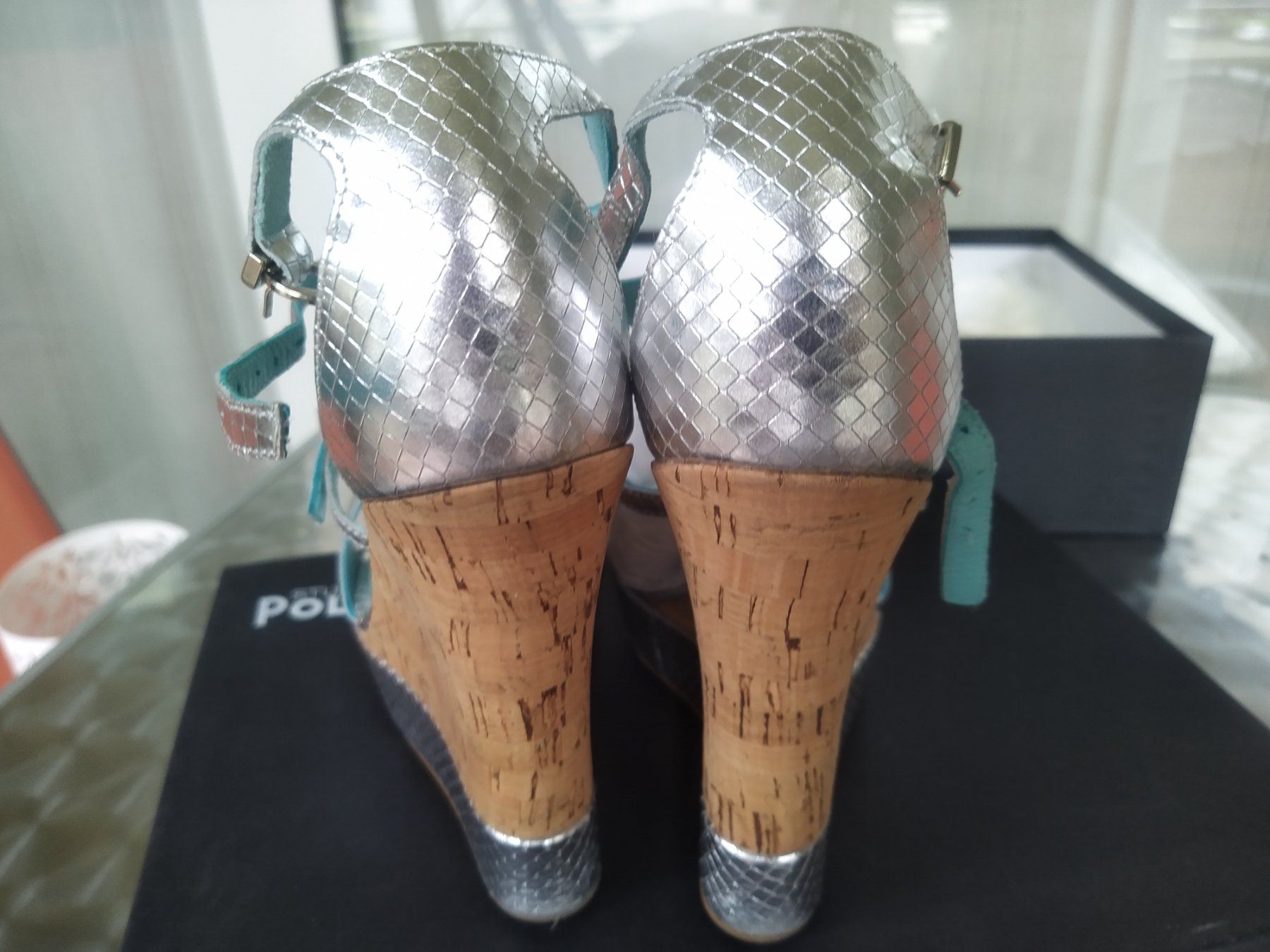 Damenschuhe: Pumps Studio Pollini silver 38,5 – Gebraucht aus Figino von Palotta 6