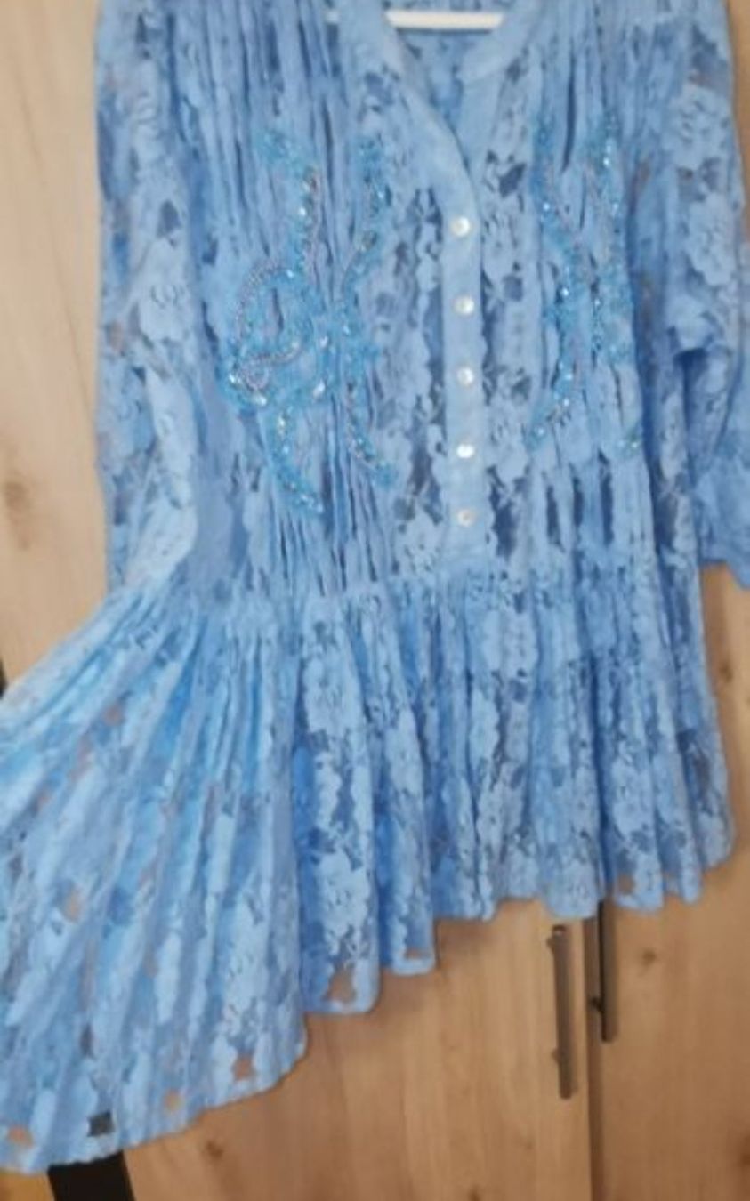 Blusen: Spitzen Bluse Cotton Gr XL – Neu (gemäss Beschreibung) aus Buchs ZH von natu65 1