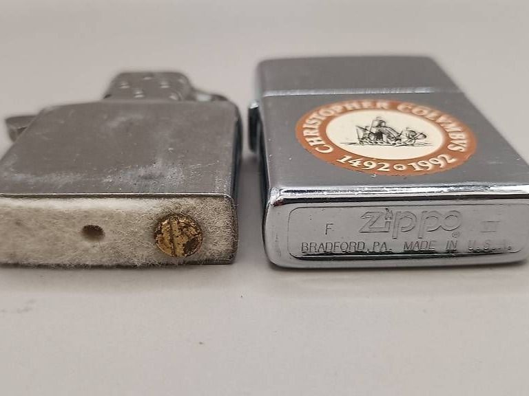 Zippo Feuerzeuge: Zippo Colombus 500 years 1991 – Gebraucht aus Pampigny von Calypso06 2