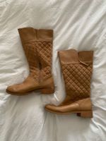 BERSHKA - Stiefel hellbraun gefüttert 37