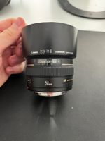 Canon EF 50mm 1:1.4 Objektiv mit Sonnenblende