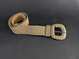 YAMAMAY Geflochtener Gürtel, helbraun beige