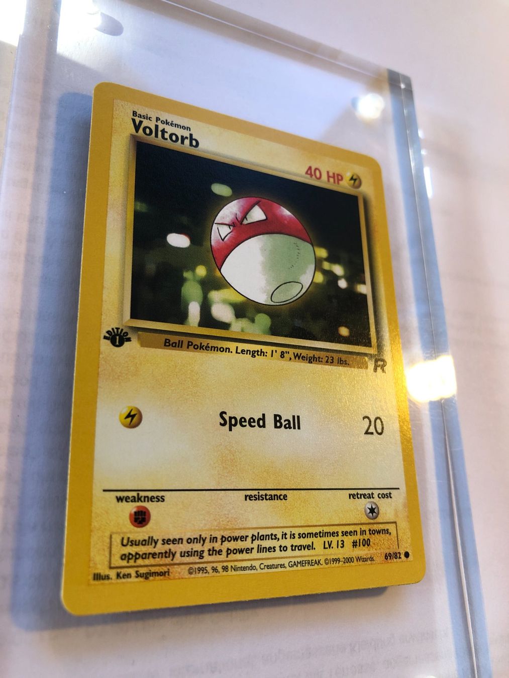 Cartes à collectionner: Voltorb 1st Team Rocket - MINT - ab 1.- – D'occasion à Giubiasco par dan_pr8b 1
