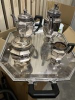 Komplettes Art Deco Kaffee- & Teeservice "Christofle Gallia"