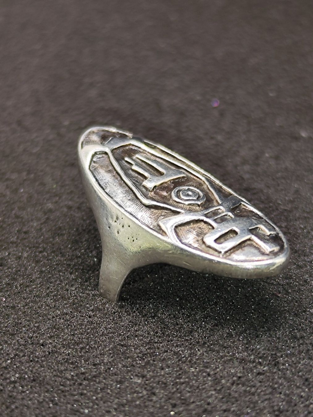 Anelli: Vintage 925er Silber Ring 80er Top – Usato da Steffisburg venduto da mat_8s7d 1