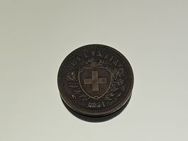 1 Rappen 1851