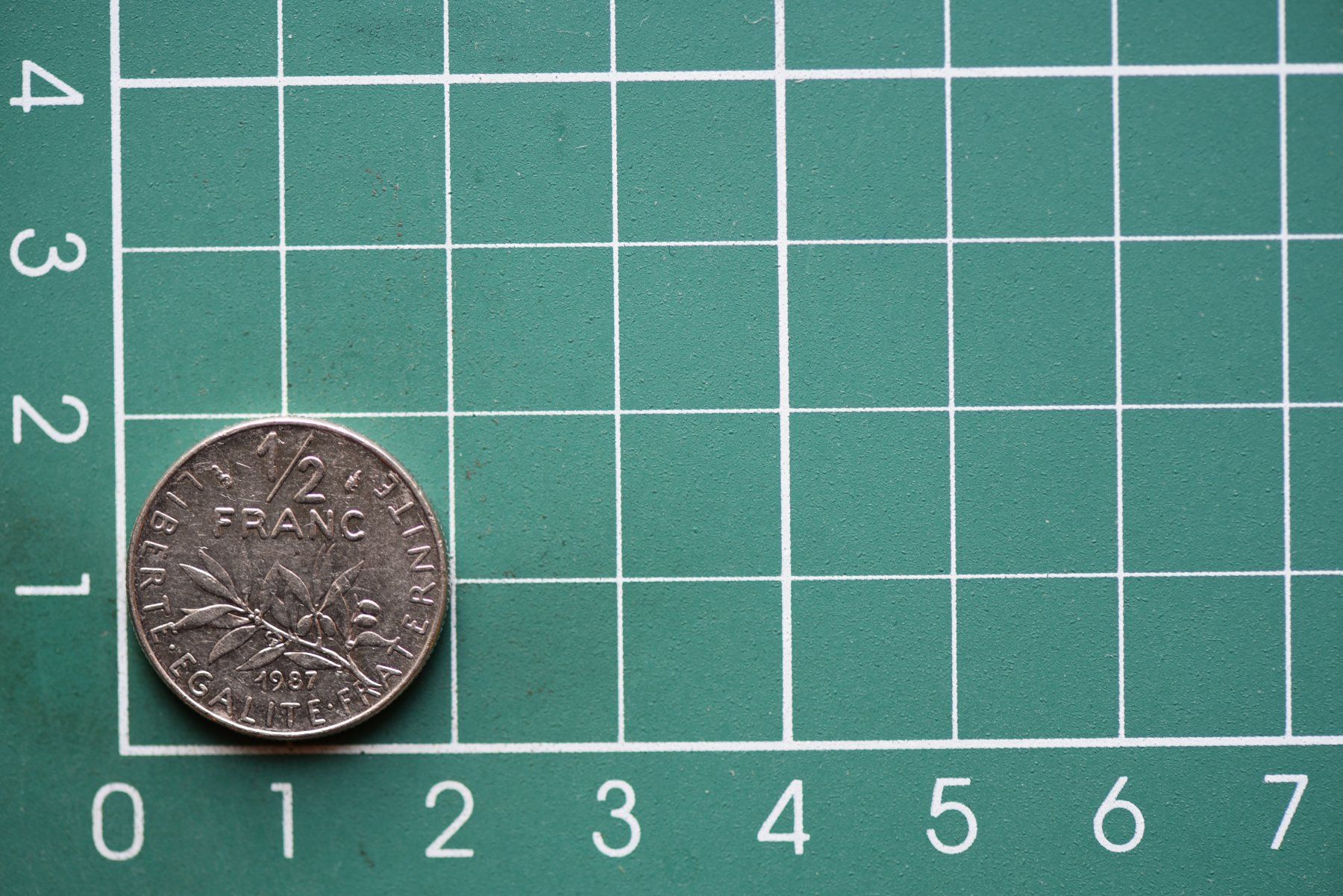 Tutti le monete: währung francaise 1/2 franc 1987 – Usato da Laupen BE venduto da Gufi57