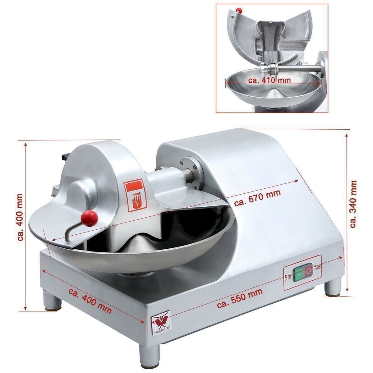 Elettrodomestici da cucina: Beeketal Tischkutter Kutter Cutter BFK9 – Nuovo e nell'imballaggio originale da Bottighofen venduto da zaap 2