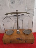 August Sauter Waage 1kg Messinstrument Holzgeh. Vintage 🕰️