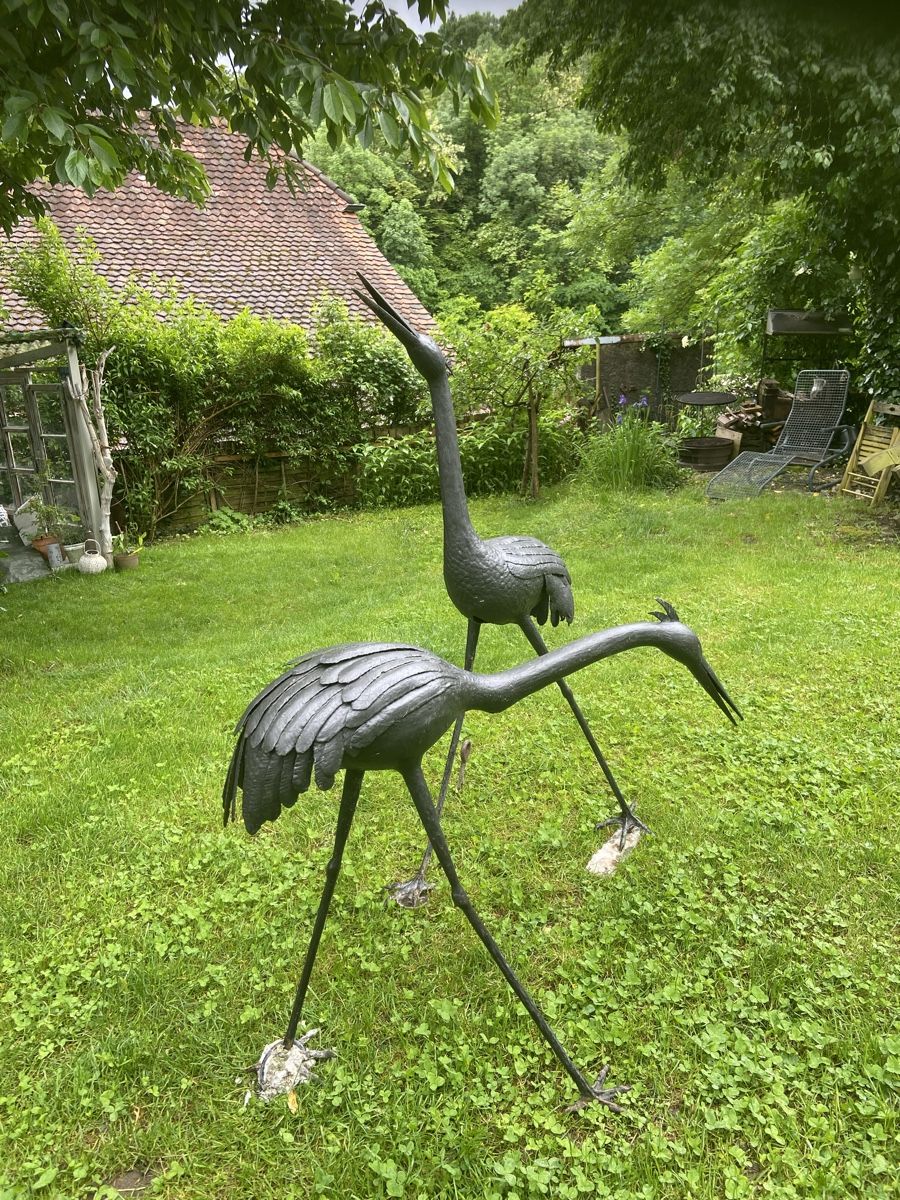 Sculture & Statue: Handgeschmiedete Reiher – Usato da Schinznach Dorf venduto da Soba 3
