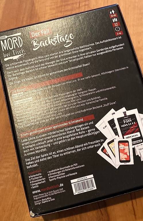Giochi: Krimidinner Rollenspiel – Usato da Spiez venduto da zuckerbaeckerin78 1