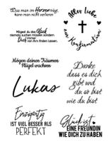 Silikonstempel Freundschaft