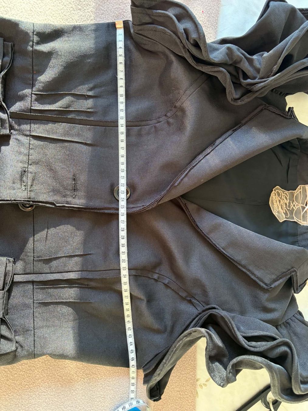 Bolero: Damen Blazer schwarz mit Puffärmeln M – Usato da Liestal venduto da aarroon 3