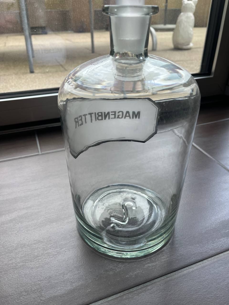 Accessori da laboratorio: Alte Apothekerflasche Magenbitter leer – Usato da Luzern venduto da kunstundmehr 2