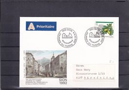 Tag der Briefmarke 1992 Sion 4.-6.12.1992