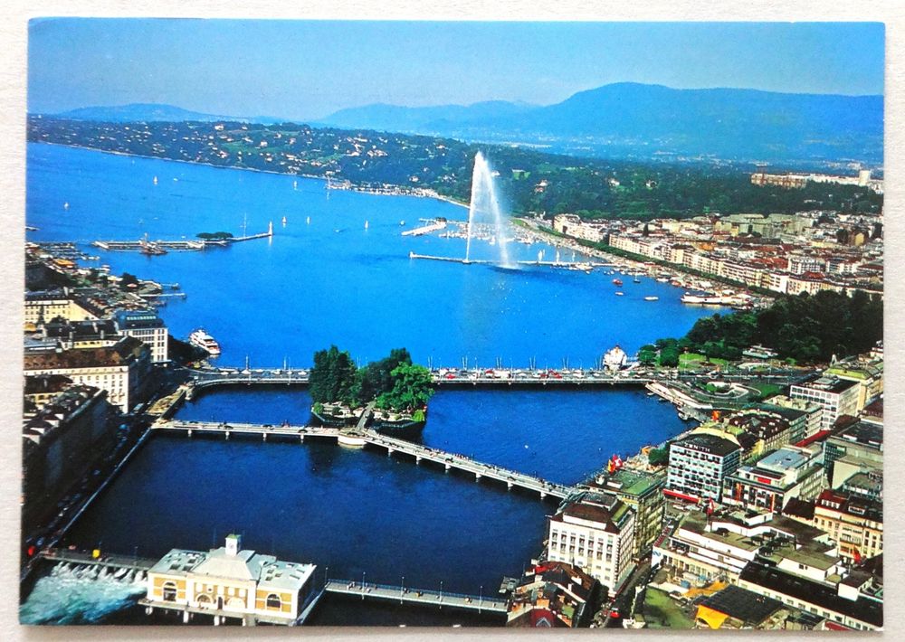 Genève, vue aérienne de la Rade | Kaufen auf Ricardo
