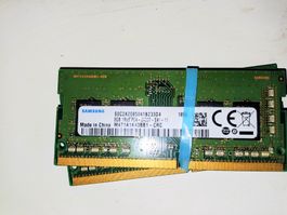 2x RAM 8gb Samsung 16gb DDR4 2666VSODIMM occasion