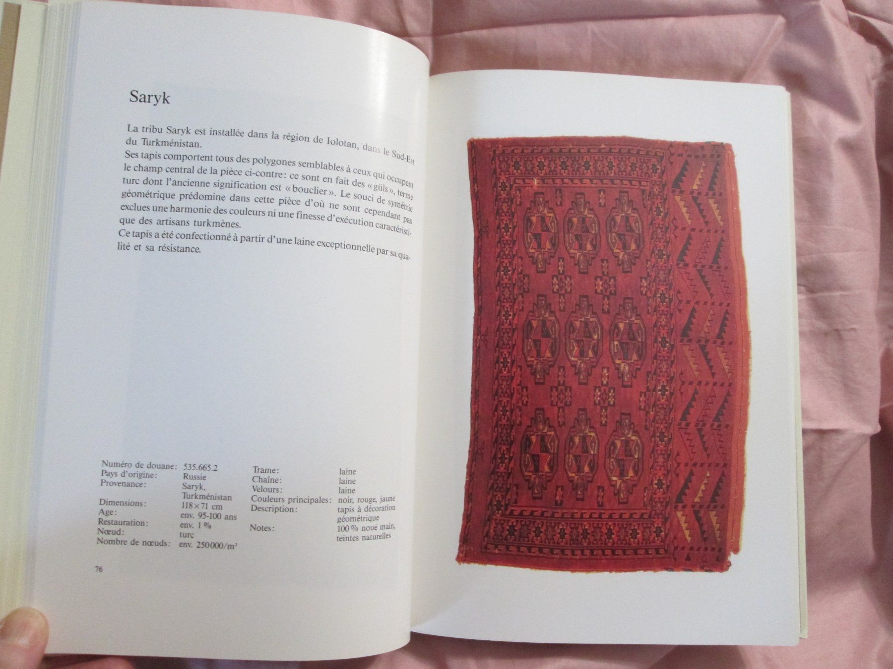 Libri: Sources et traditions des tapis d'Orient – Usato da Neuchâtel venduto da Dualseele 4