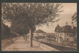 Carte P de 1912 ( Orbe / Entrée de la Ville )