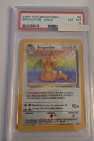 Pokemon Karte - Dragonite Holo Fossil - Top Zustand - PSA 8